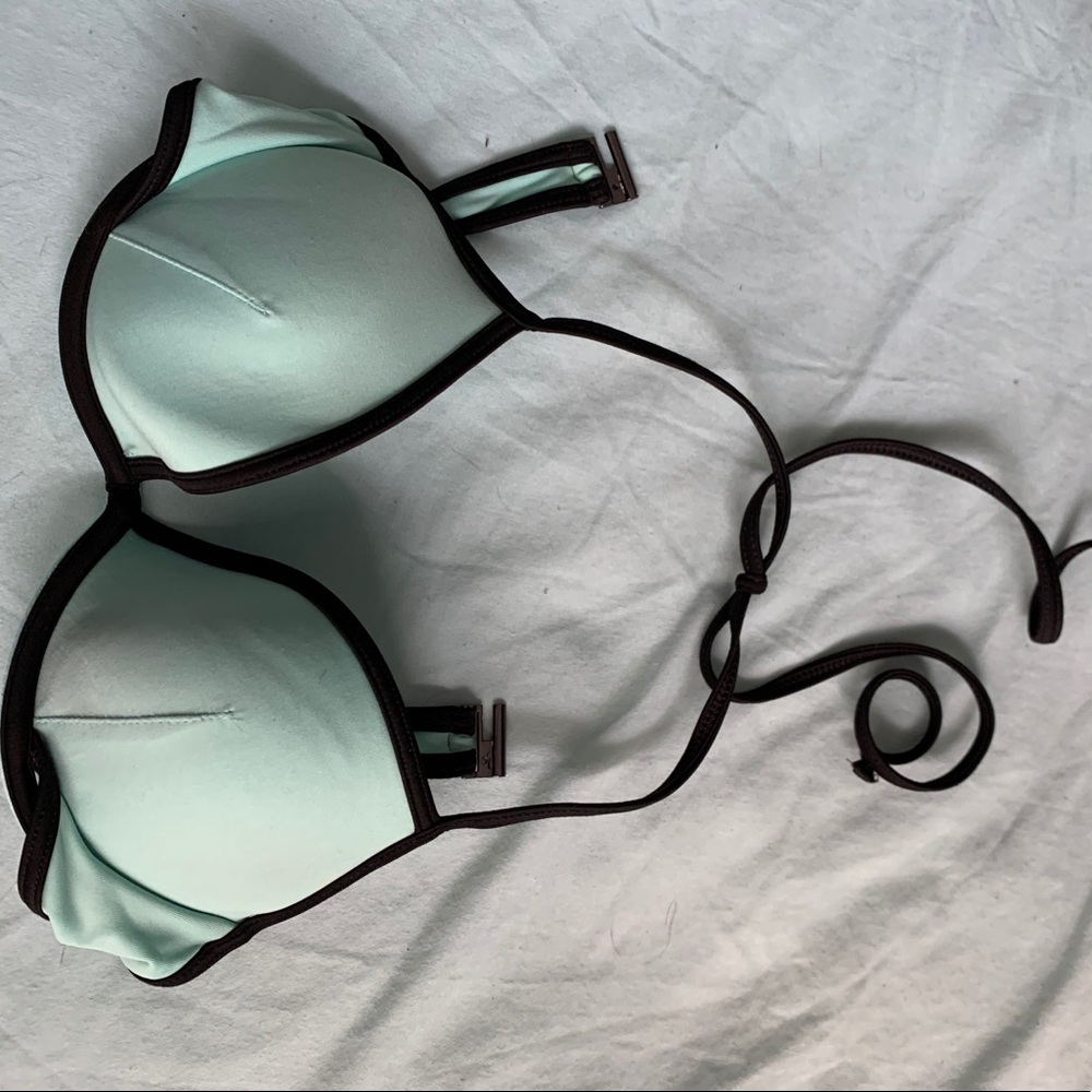 push up triangle bikini top